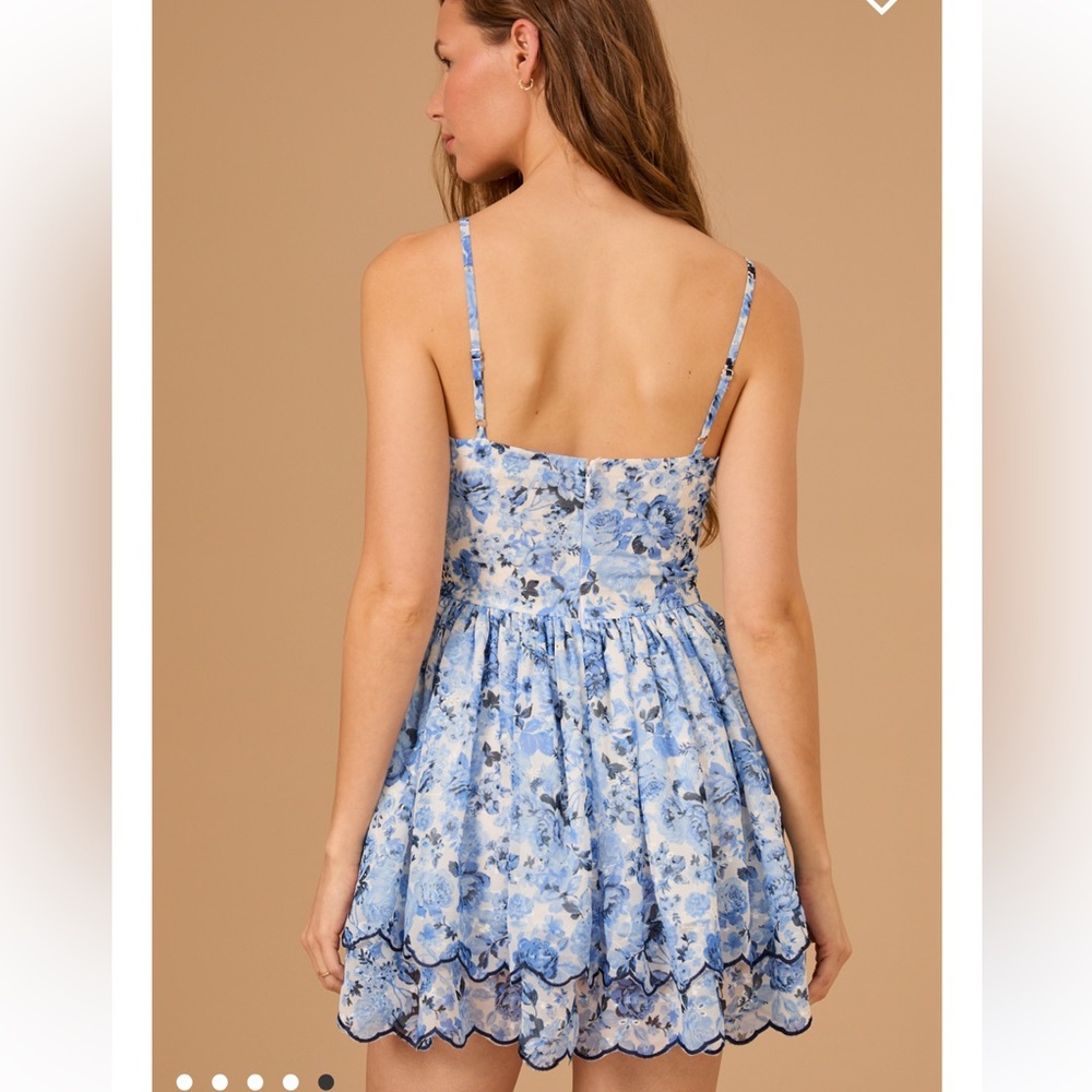 Altar'd State Blue Floral Mini Dress - Picture 5 of 5